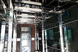 Стеклянные козырьки на спайдерах в Казани. Готовые проекты ПерилаГлавСнаб - фото 3