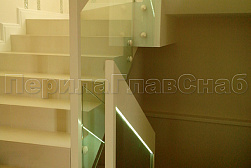 Цельностеклянные ограждения на несущем стекле в Казани. Готовые проекты ПерилаГлавСнаб - фото 30