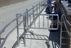 Поручни для инвалидов из нержавеющей стали в Казани. Готовые проекты ПерилаГлавСнаб - фото 24