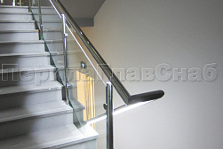 Поручни, перила и ограждения с подсветкой в Казани. Готовые проекты ПерилаГлавСнаб - фото 6