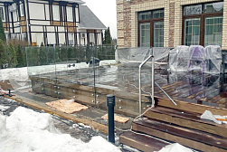 Перила и ограждения для террас в Казани. Готовые проекты ПерилаГлавСнаб - фото 3