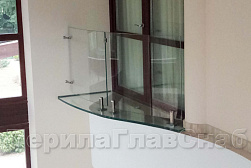 Стеклянные перила для балконов в Казани. Готовые проекты ПерилаГлавСнаб - фото 18