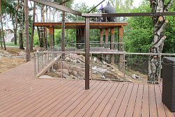 Ограждения из нержавейки со стеклом в Казани. Готовые проекты ПерилаГлавСнаб - фото 25