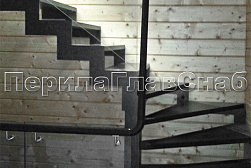 Поручни, перила и ограждения с подсветкой в Казани. Готовые проекты ПерилаГлавСнаб - фото 21