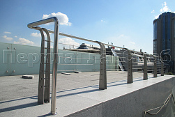 Уличные ограждения из металла в Казани. Готовые проекты ПерилаГлавСнаб - фото 22