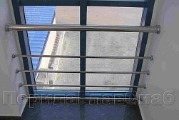 Ограждение на окна из нержавеющей стали в Казани. Готовые проекты ПерилаГлавСнаб - фото 2