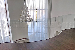 Цельностеклянные ограждения на несущем стекле в Казани. Готовые проекты ПерилаГлавСнаб - фото 9