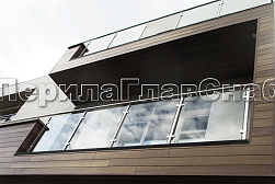 Ограждения из нержавейки со стеклом в Казани. Готовые проекты ПерилаГлавСнаб - фото 16